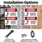 Signmission Scaffold Incomplete Do Not Use Bilingual, 10 in W x Rectangle, Plastic OS-2PACK-DS-P-1014-VS-1571 - alternate 7